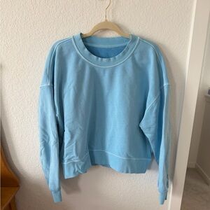 Lululemon light blue large crewneck